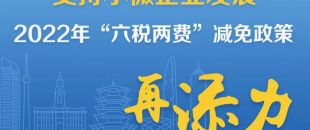 一圖了解：支持小微企業(yè)發(fā)展，2022年“六稅兩費(fèi)”減免政策再添力